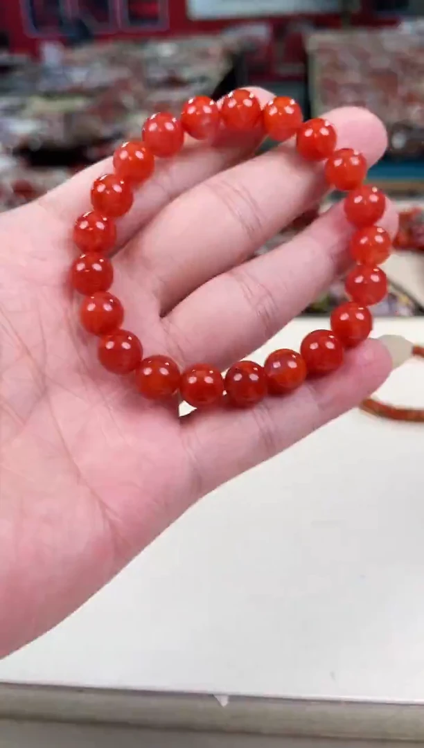 未镶嵌瓦西手串9+南红玛瑙（多样式发其一）