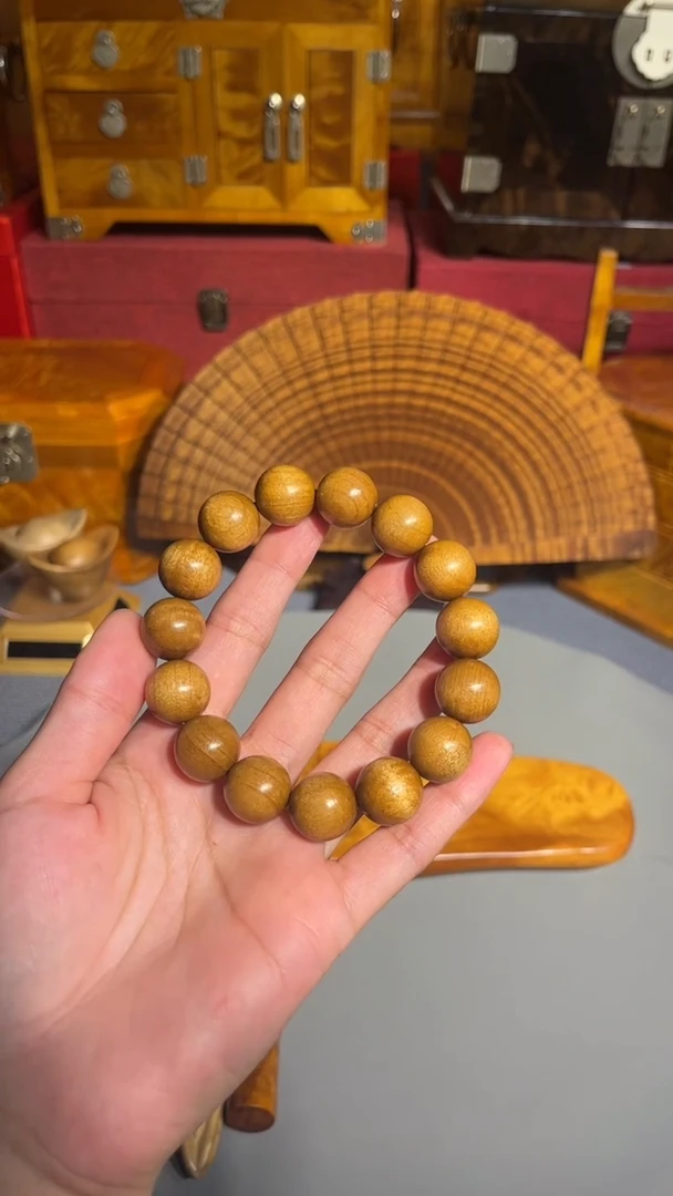金丝楠小叶桢楠 1.5手串