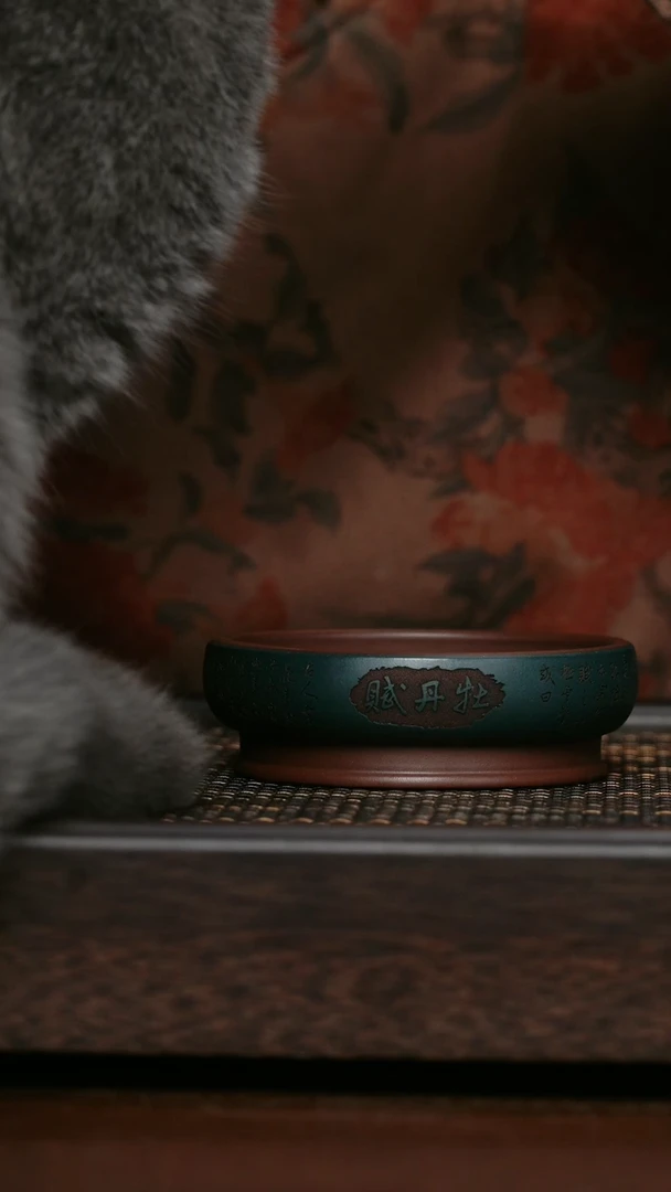 【闪购商品】紫砂茶杯福利紫砂牡丹赋