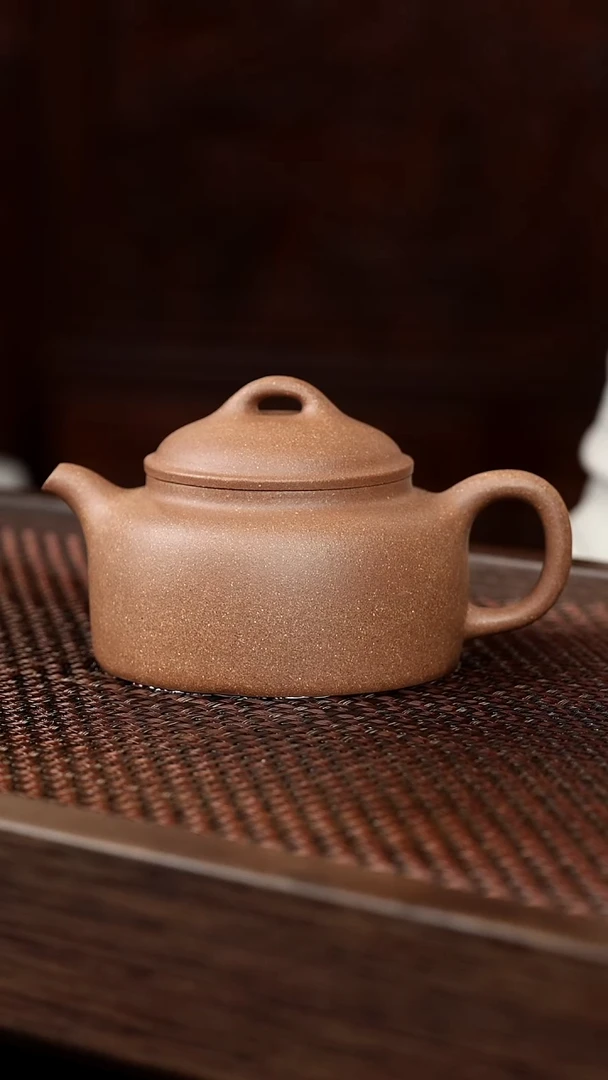 茶壶紫砂老段泥扁钟