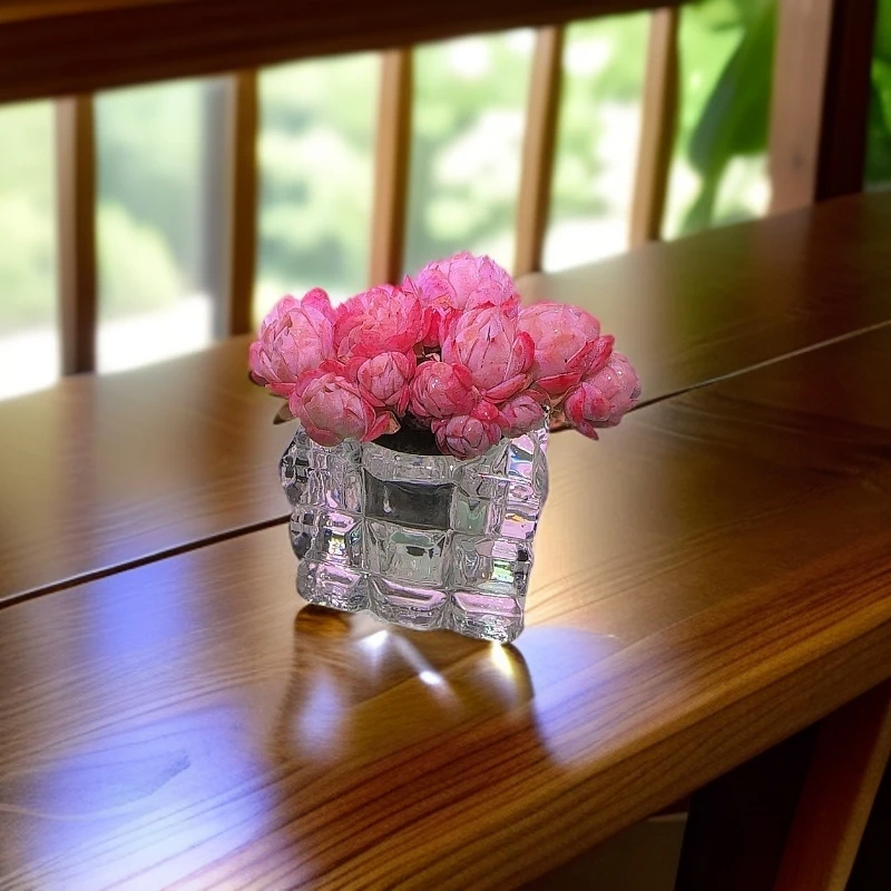 无土多肉 香水缀化（含水晶花器）