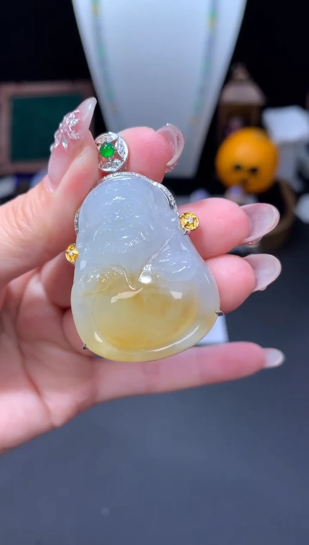 18K金镶嵌定制翡翠48小时鉴赏期 退货不扣服务费