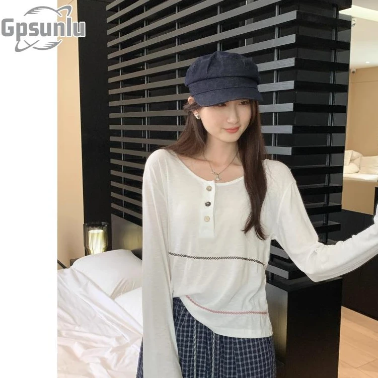 gpsunlu长袖显瘦女夏季薄款轻奢高级感防晒罩衫上衣气质时尚宽松