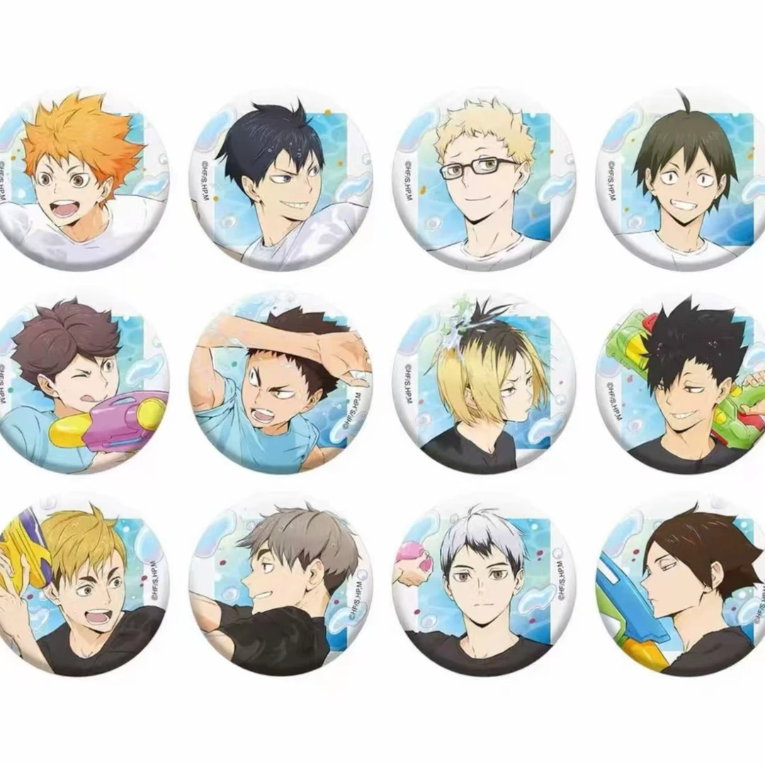 【咚咚锵】排球少年玩水吧唧徽章 盲盒（默认代拆）