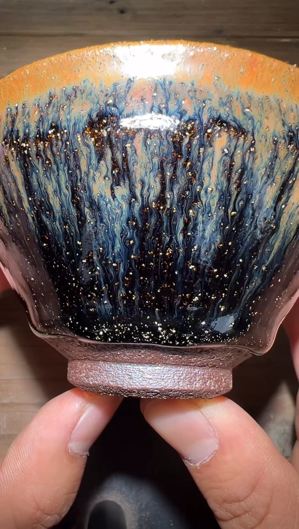 【闪购商品】茶盏老表精选柴烧65