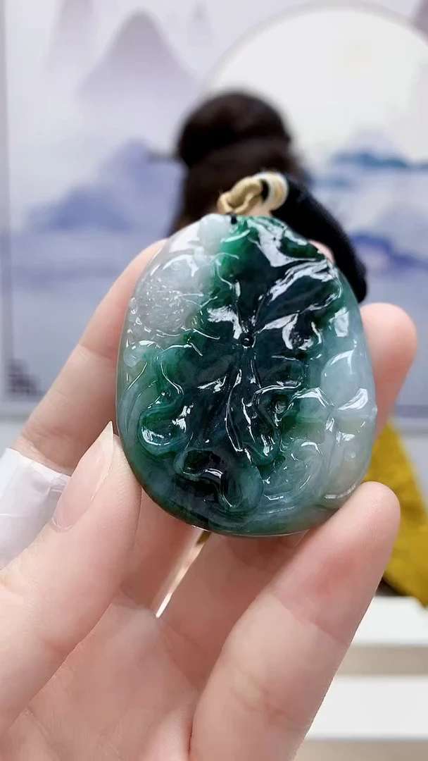 未镶嵌定制翡翠4829ry-毛货挂件45