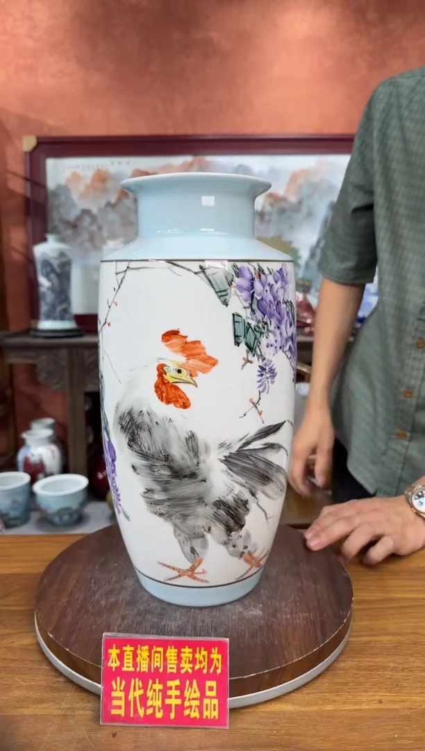 吴义松陶盟手工手绘陶瓷编码：4942