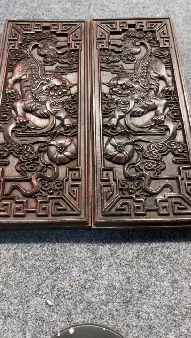 【闪购商品】花梨木类拆件雕刻板 以直播间截图为准D380