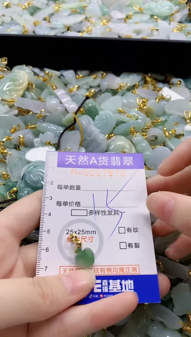 颈饰未镶嵌翡翠纯天然a货翡翠