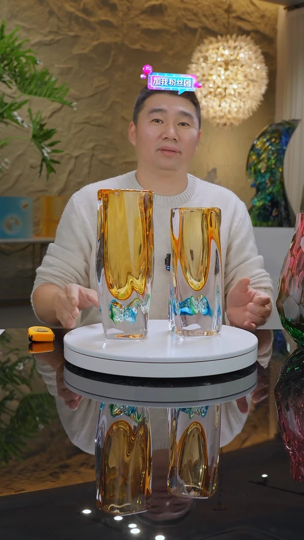 【闪购商品】摆件设计款花瓶一对