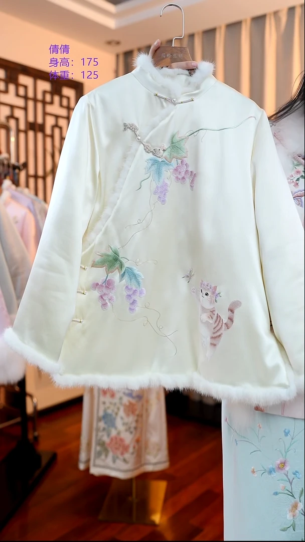 刺绣桑蚕丝非遗苏绣服饰