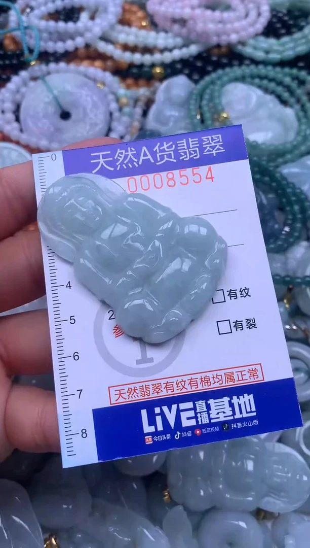 颈饰未镶嵌翡翠天然翡翠