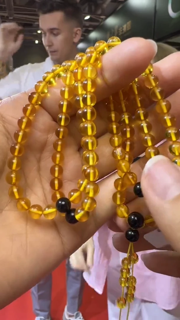 未镶嵌颈饰琥珀杭州珠宝展假一罚十