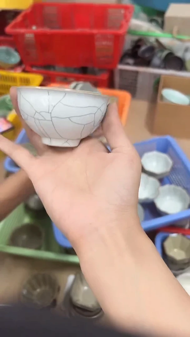 龙泉云间青瓷小米茶器