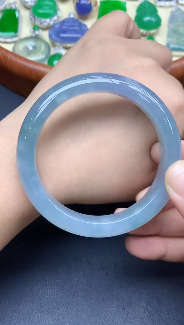 未镶嵌手镯翡翠384-中国好珍宝