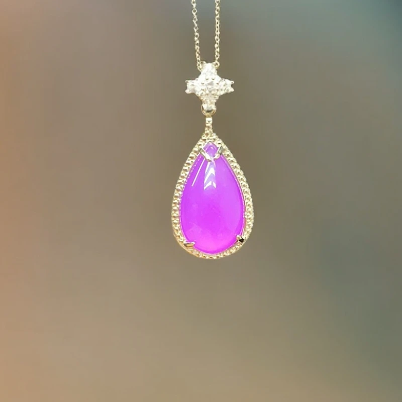 玉髓吊坠 水滴型精致耳环400