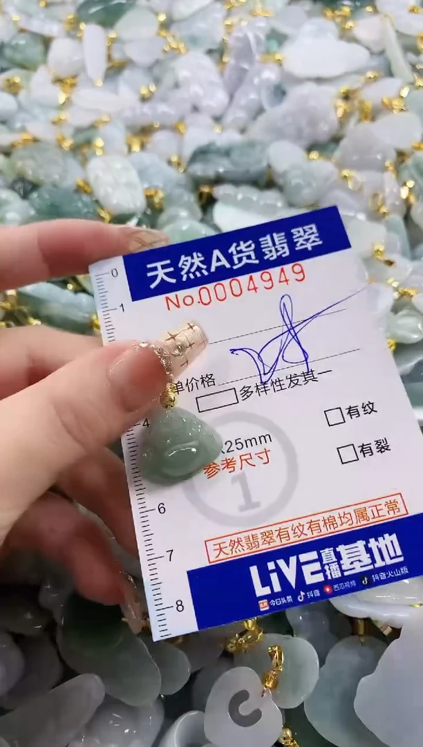 颈饰未镶嵌翡翠天然A货翡翠