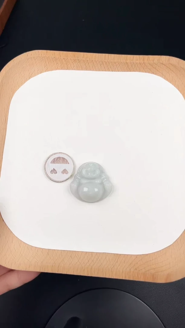 翡翠未镶嵌颈饰孤品-18