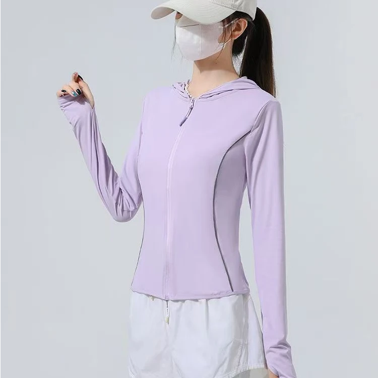 修身款冰凉原纱防晒衣防紫外线