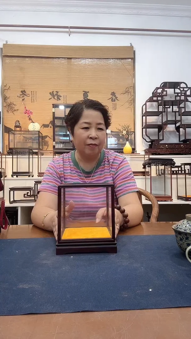 红酸枝木类玻璃罩584