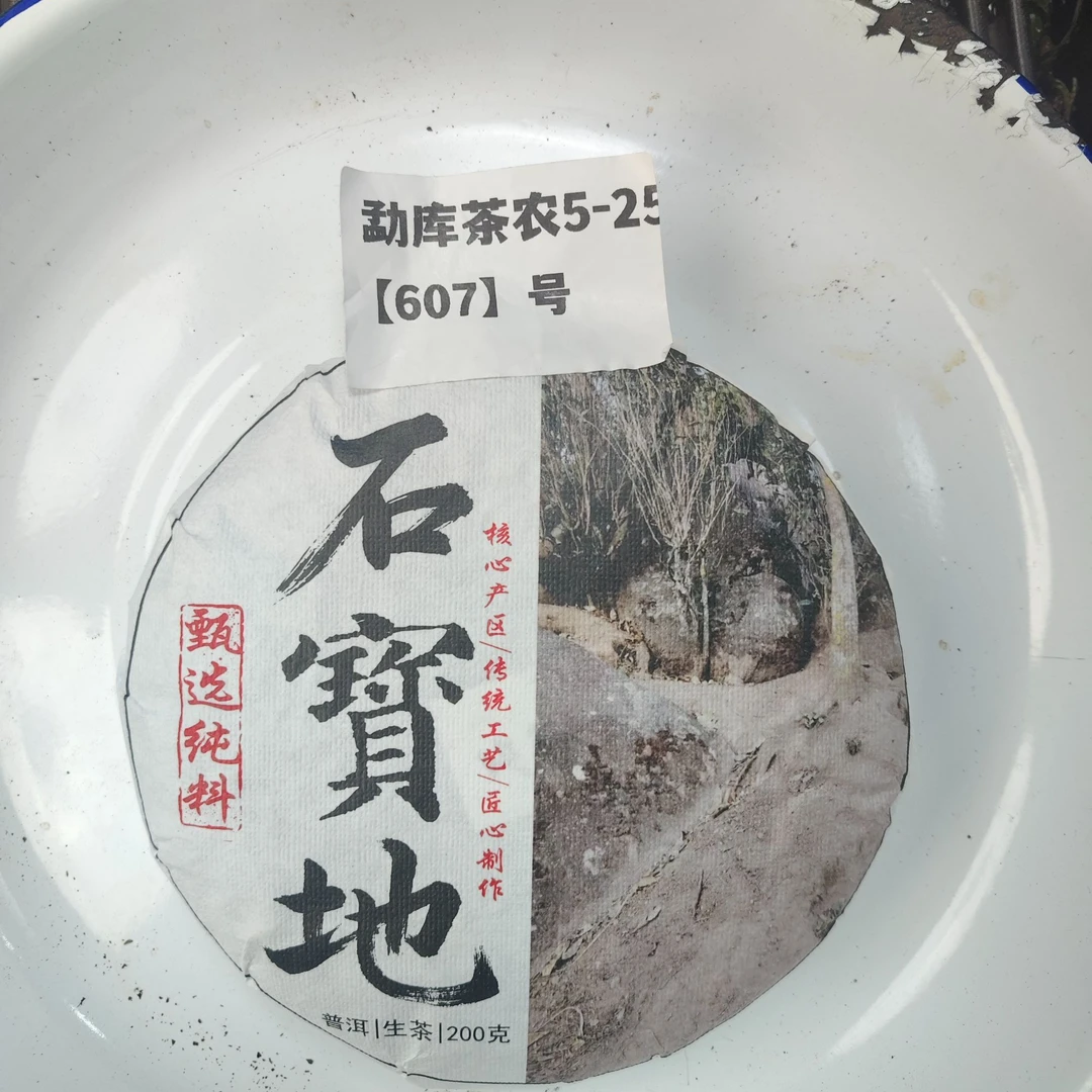 【607号】2023年亥公 石宝地 混采 春 普洱茶生茶 200克 5月25