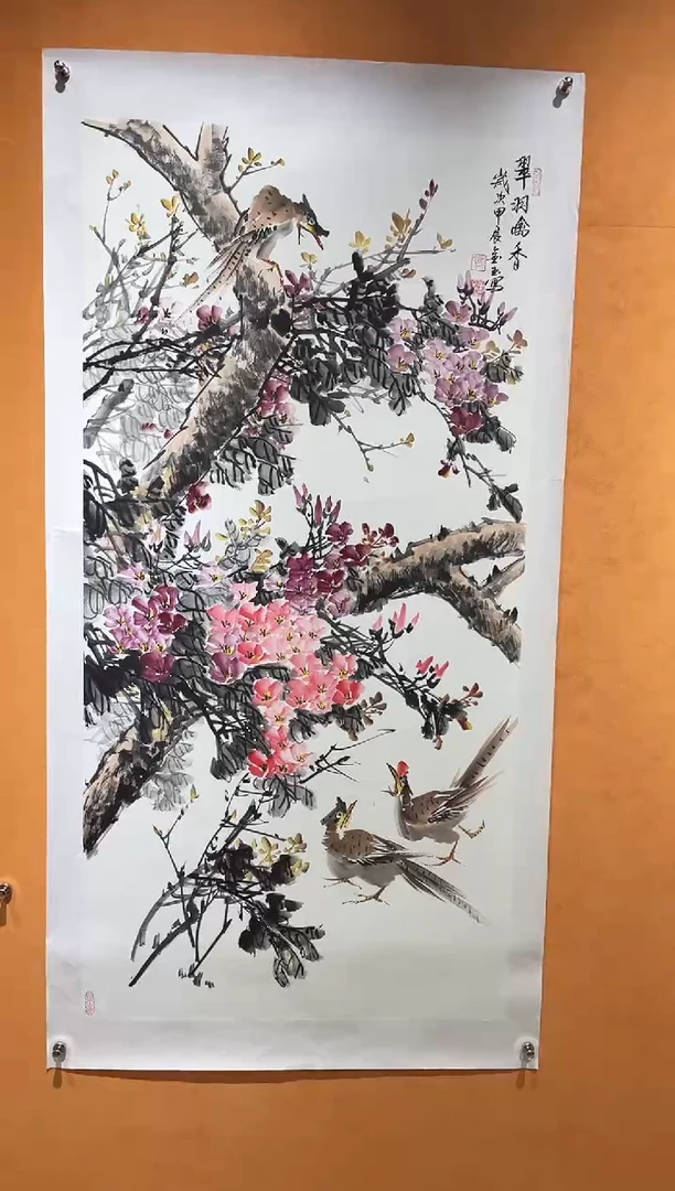 国画刘金玉教授亲笔手绘