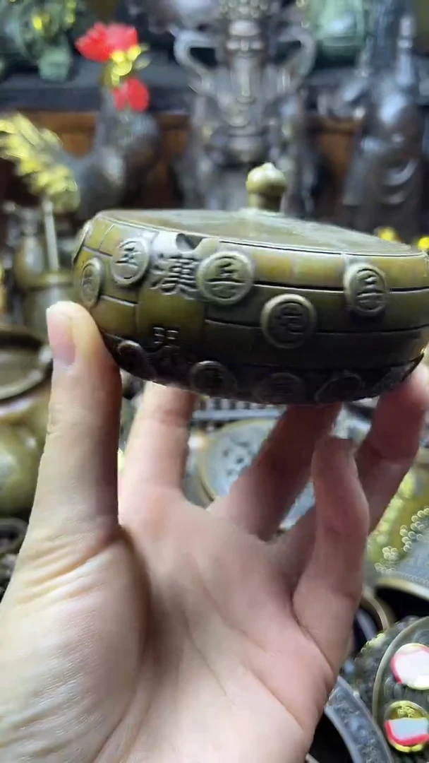 闪购链接，点击下单，有运费险，铜摆件