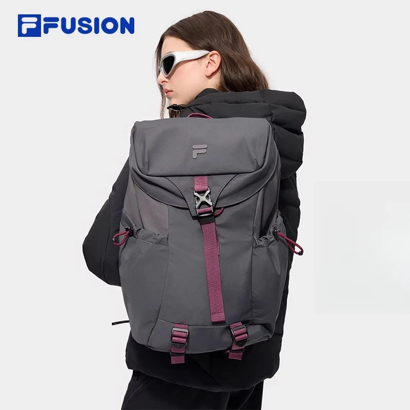 FILA FUSION斐乐背包新款户外包登山包旅行包双肩包T13U541103