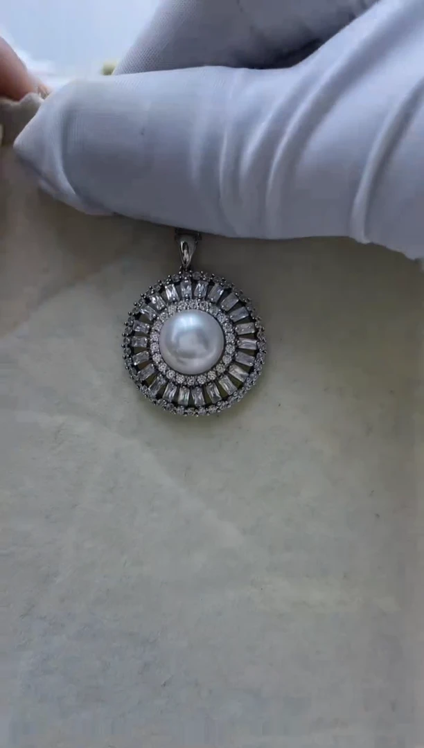 【闪购商品】淡水珍珠GDY0001银S925镶嵌GDY0001