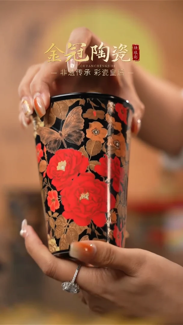 陶瓷金蝶绮梦· 【可乐杯】