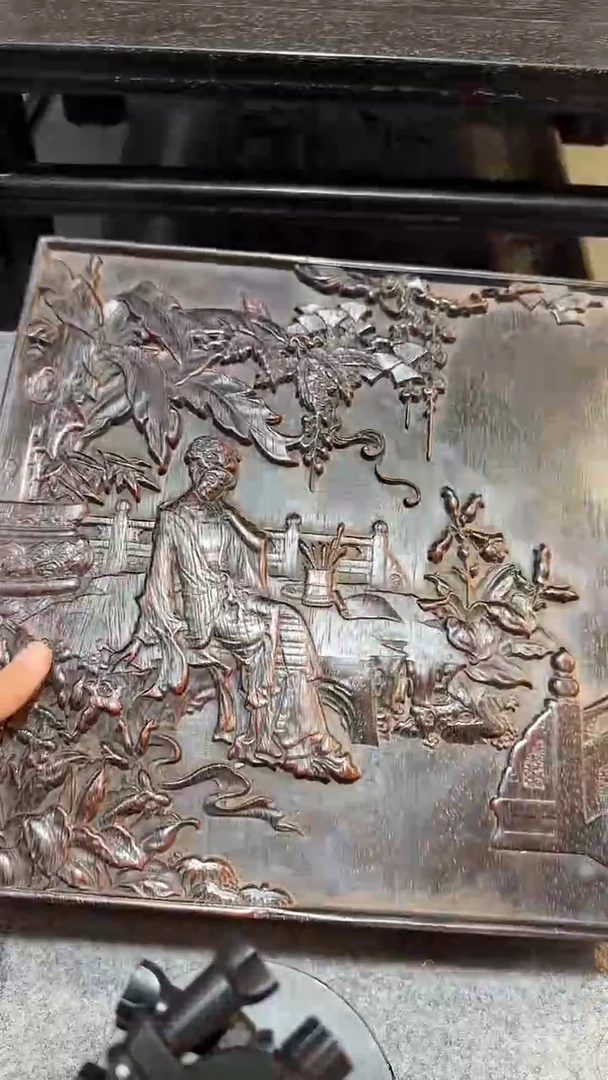 香榧木紫檀拆件雕刻板以直播间实物为准