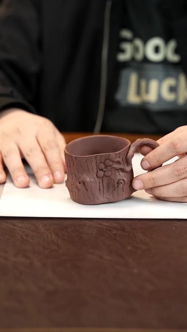 茶壶紫砂全手工 松桩杯