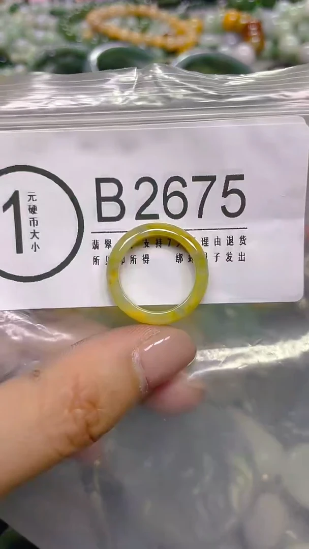 颈饰未镶嵌翡翠21.3mm/ B /翡翠A货，一件也是批发价