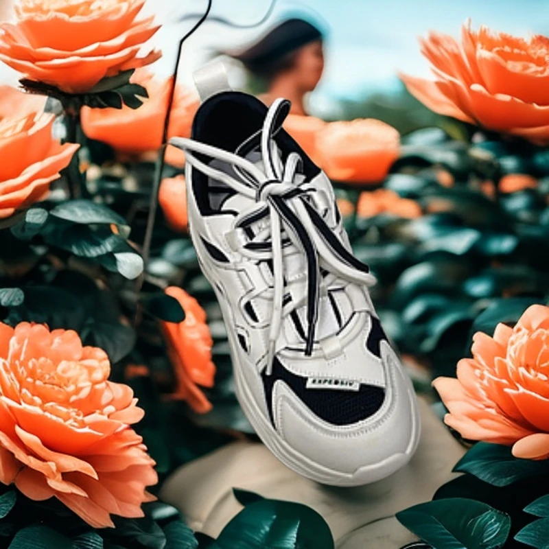 J10女款老爹鞋夏季透气厚底增高运动休闲鞋网面百搭跑步鞋2091