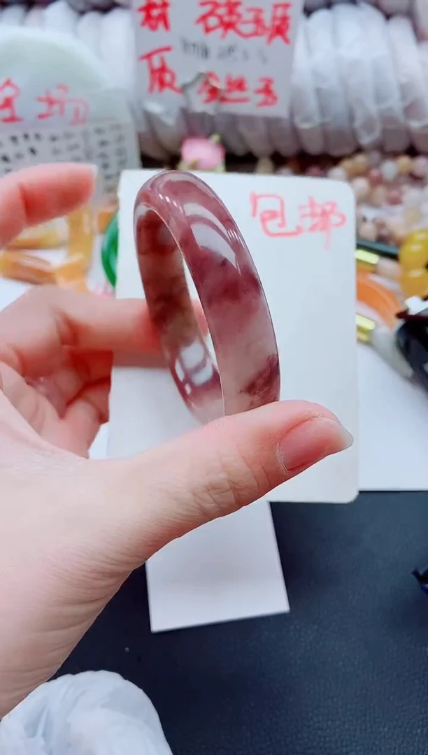【闪购商品】石英质玉手镯合金H92-55-56