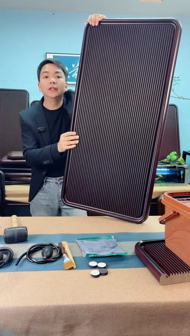 100*50*5千川大板红色款式茶盘