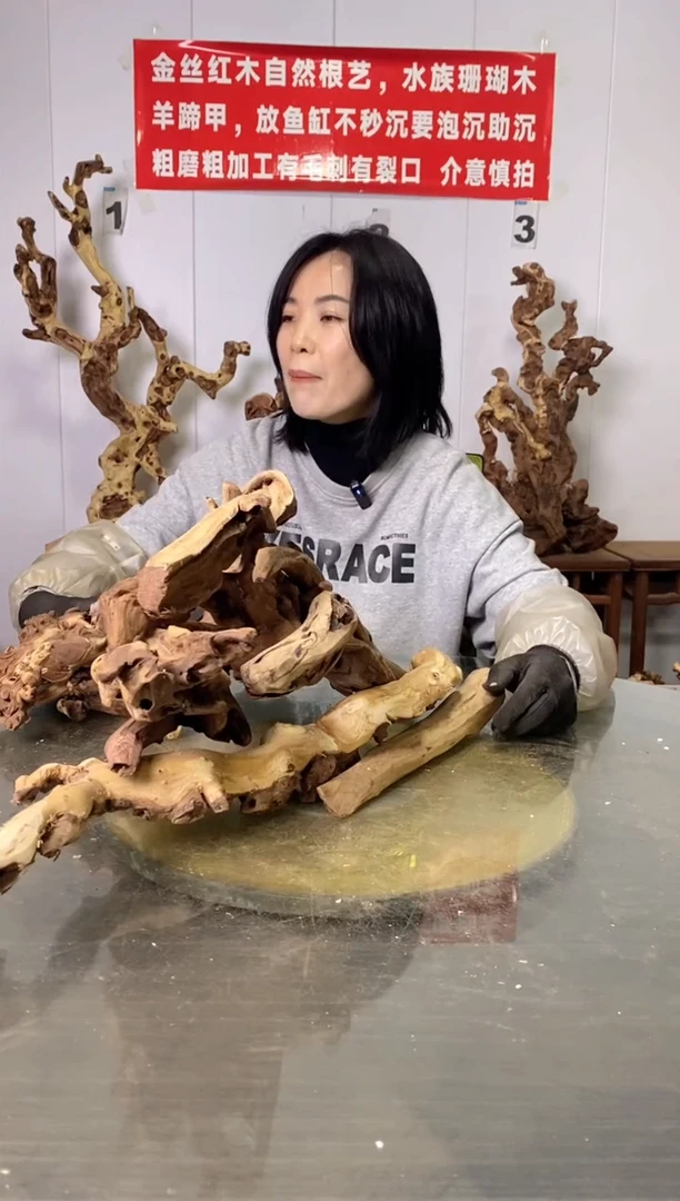 【闪购商品】香榧木45金丝红木 羊蹄甲