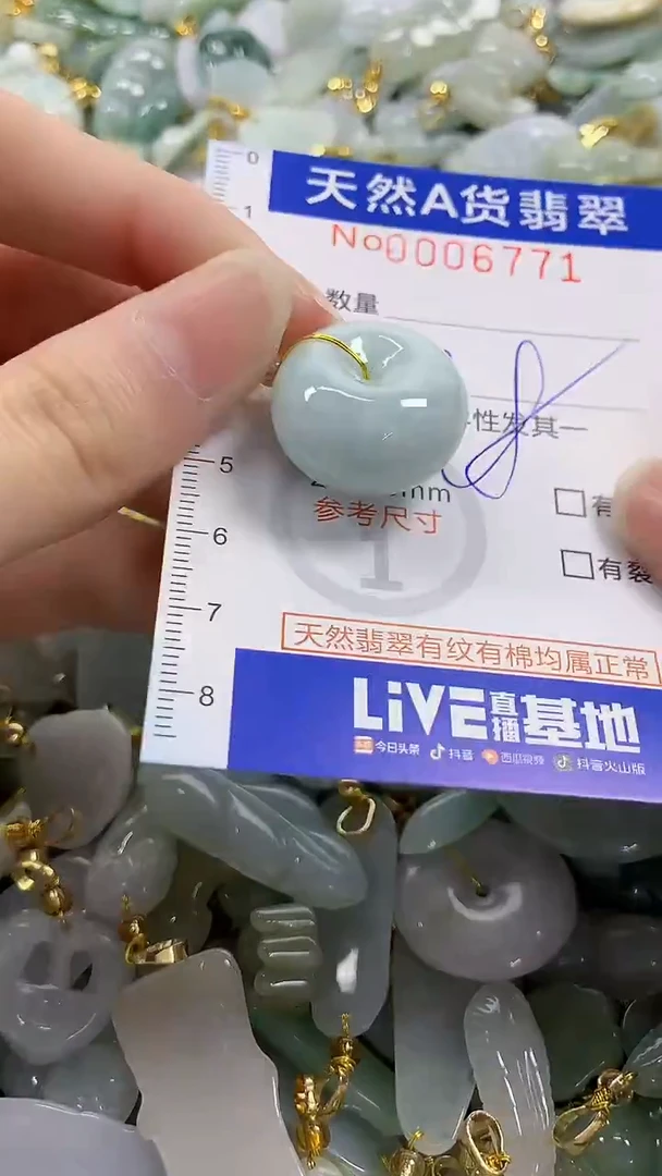 颈饰未镶嵌翡翠纯天然a货翡翠