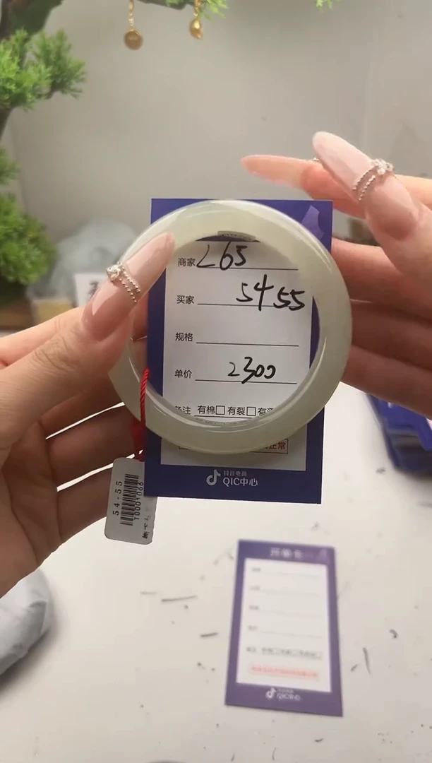 未镶嵌手镯和田玉微色差Z65