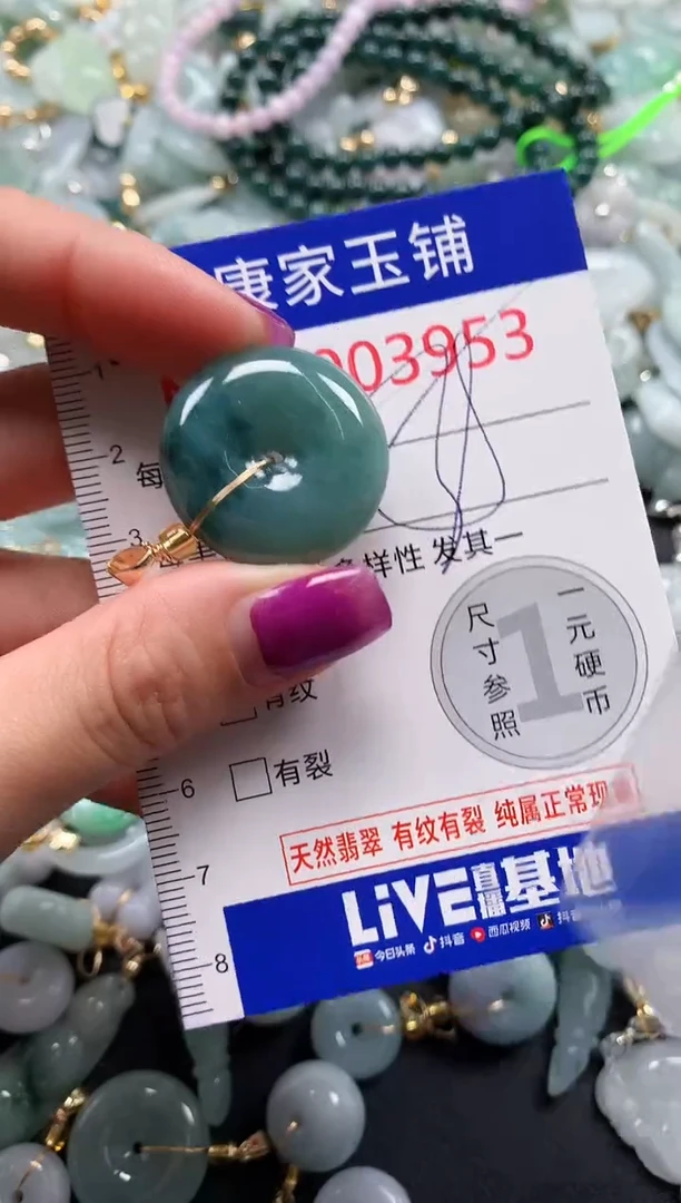 颈饰未镶嵌翡翠3953