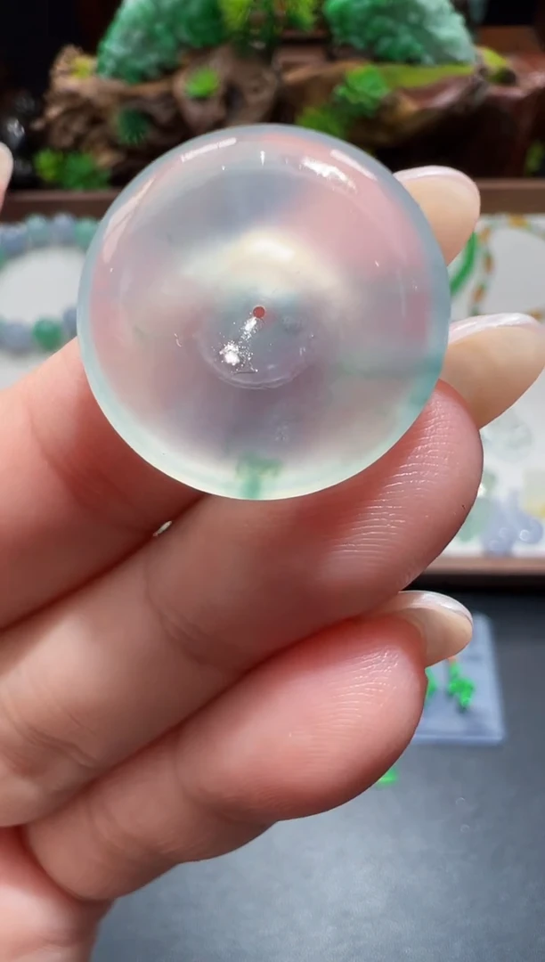 未镶嵌定制翡翠扣子20.1/4.6mm