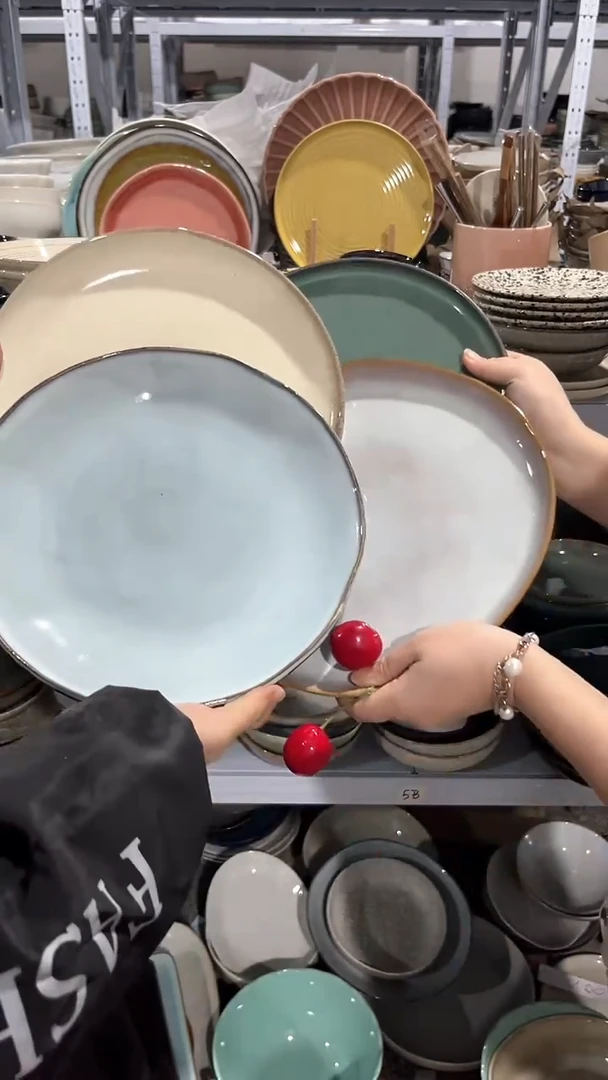 【闪购商品】瓷片外贸尾货瑕疵满20包邮X4 大盘组合