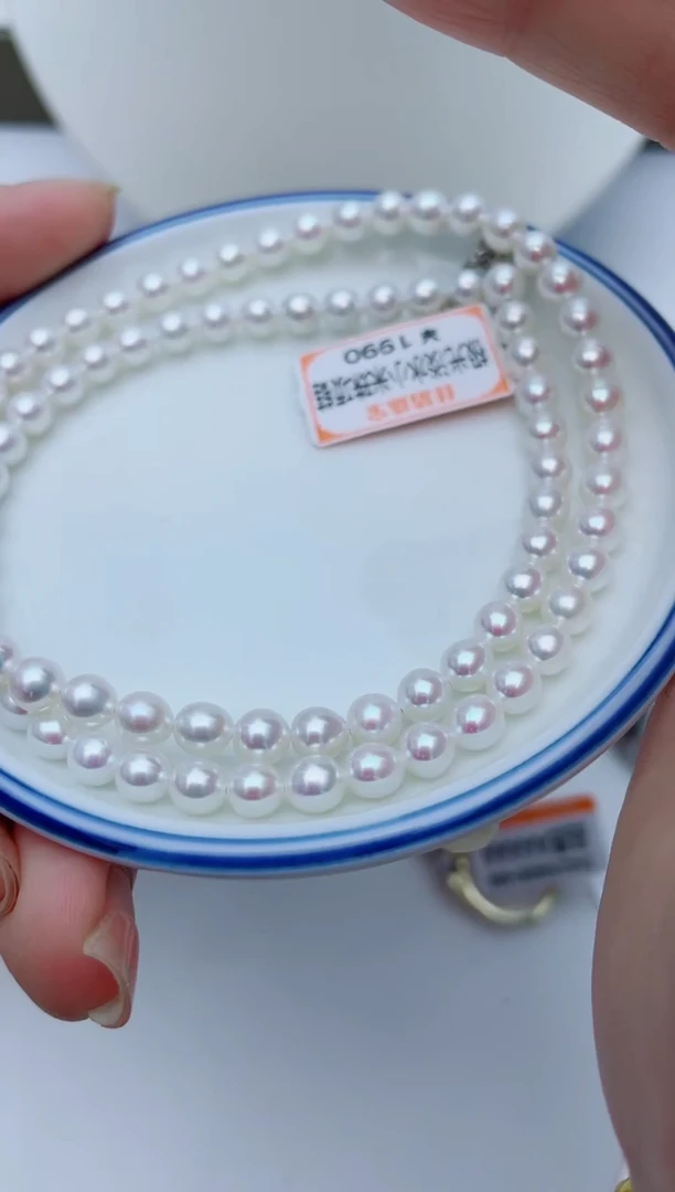 淡水珍珠未镶嵌颈饰W8