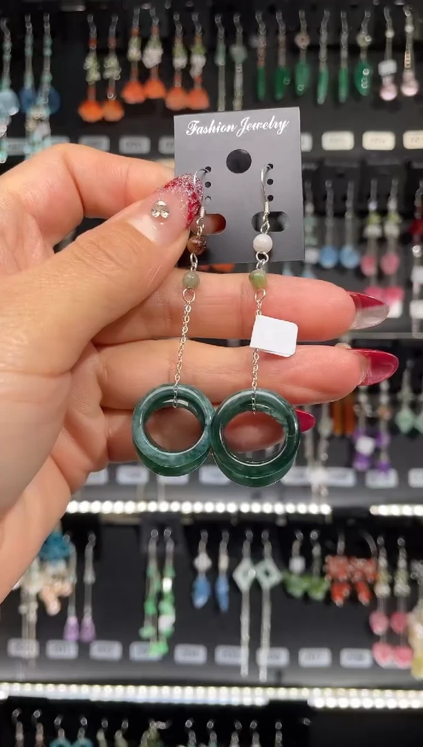 【闪购商品】紫晶耳饰银S925镶嵌坠落星空