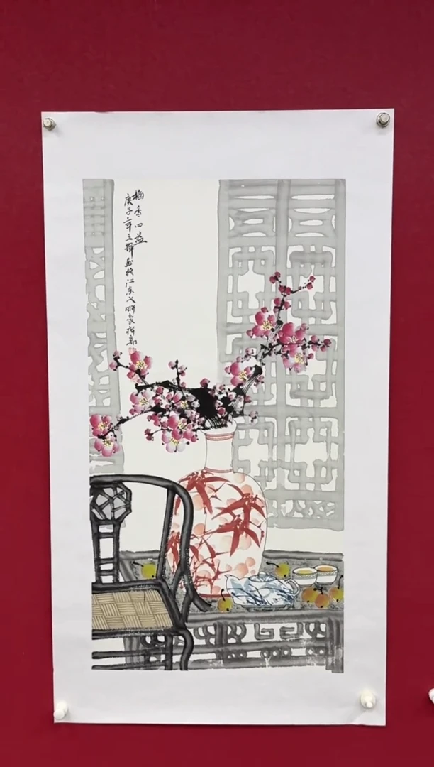国画国画绘画山水花鸟