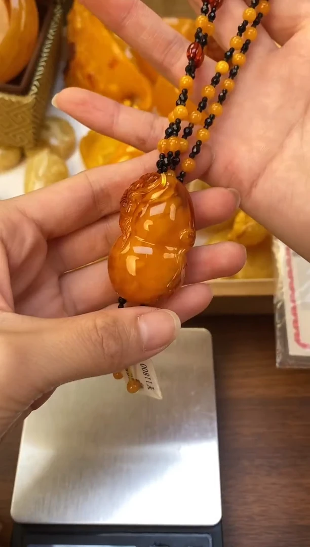 裸石琥珀未镶嵌天然琥珀蜜蜡