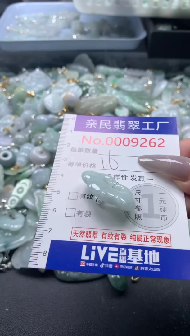 颈饰未镶嵌翡翠9262