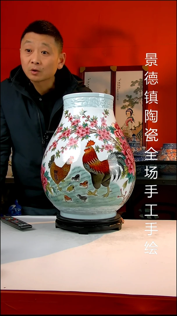 摆件陶瓷景德镇陶瓷 全场手工手绘