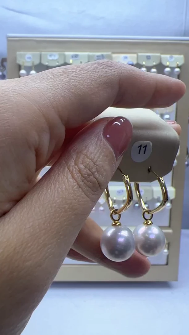 【闪购商品】淡水珍珠耳饰未镶嵌11