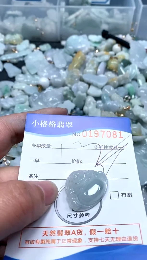 【闪购商品】翡翠颈饰未镶嵌闪购商品0197081